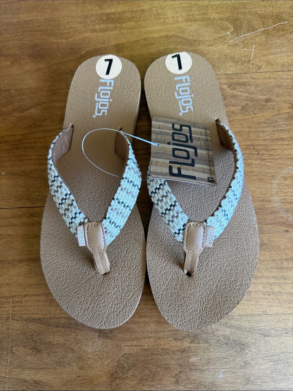 Flojos Juno Weave Woven Sandals SZ 7 NWT